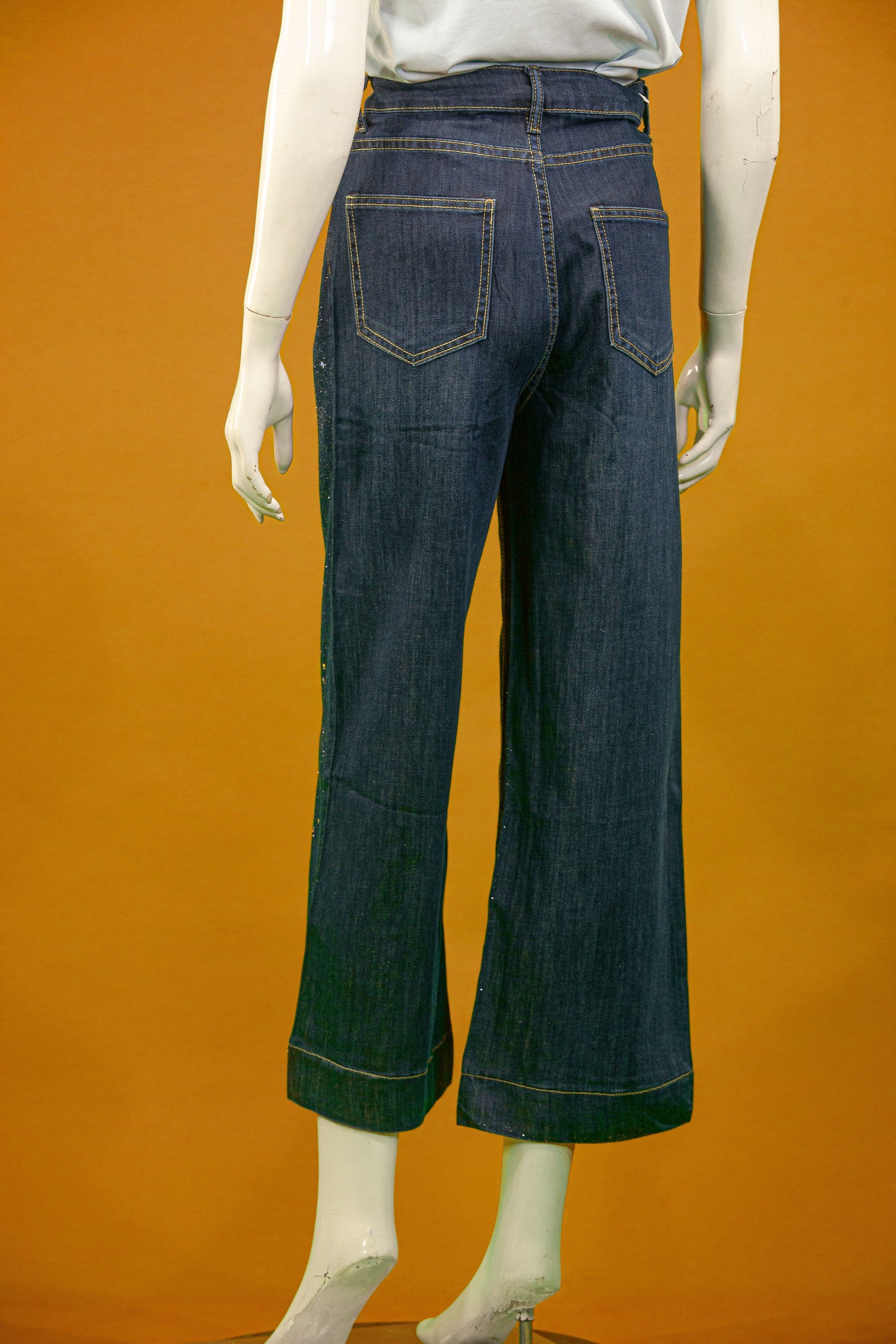 Celana Panjang Soft Jeans Motif Mini Butterfly