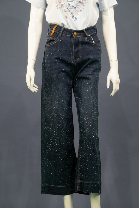 Celana Panjang Soft Jeans Motif Starlit Blink