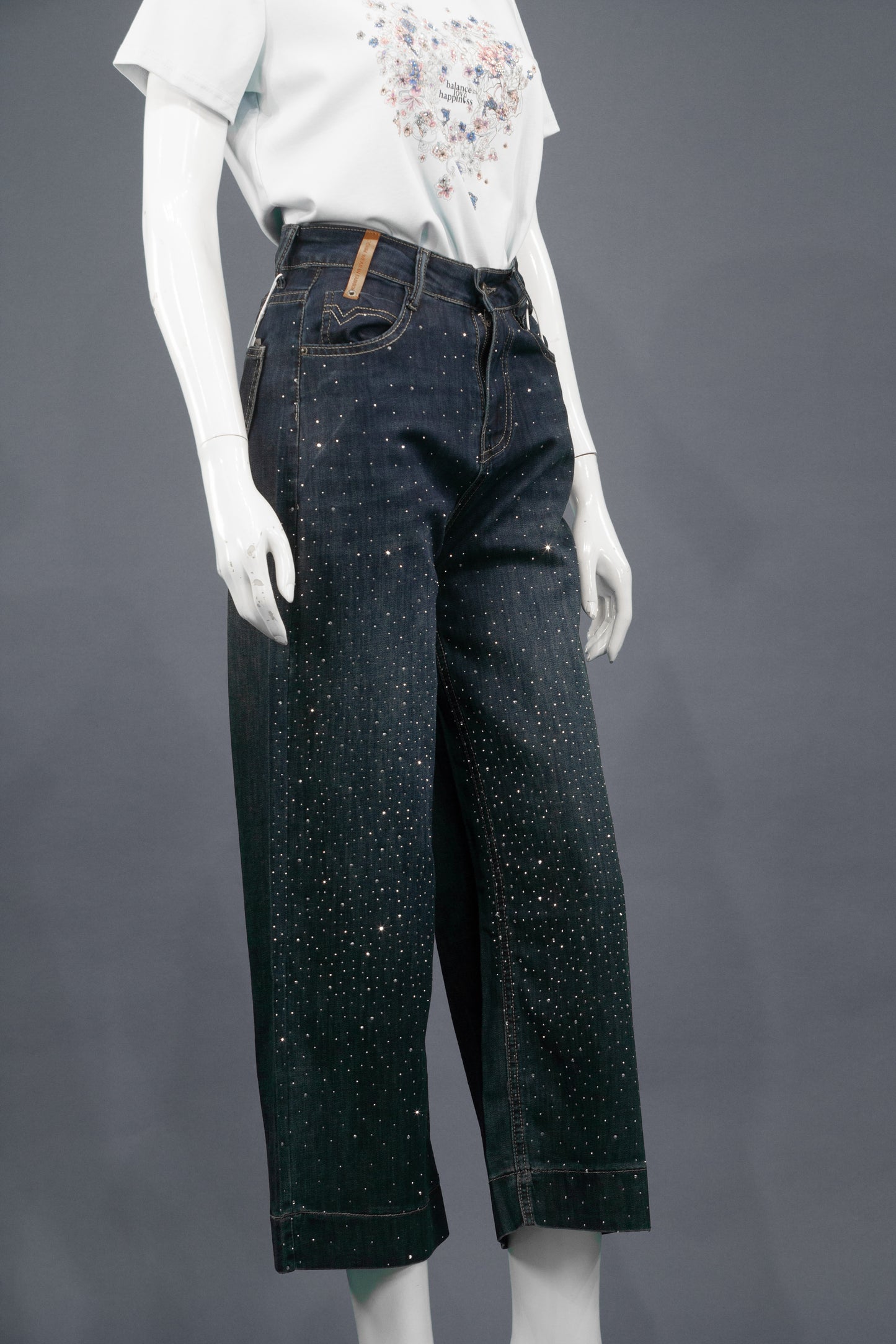 Celana Panjang Soft Jeans Motif Starlit Blink