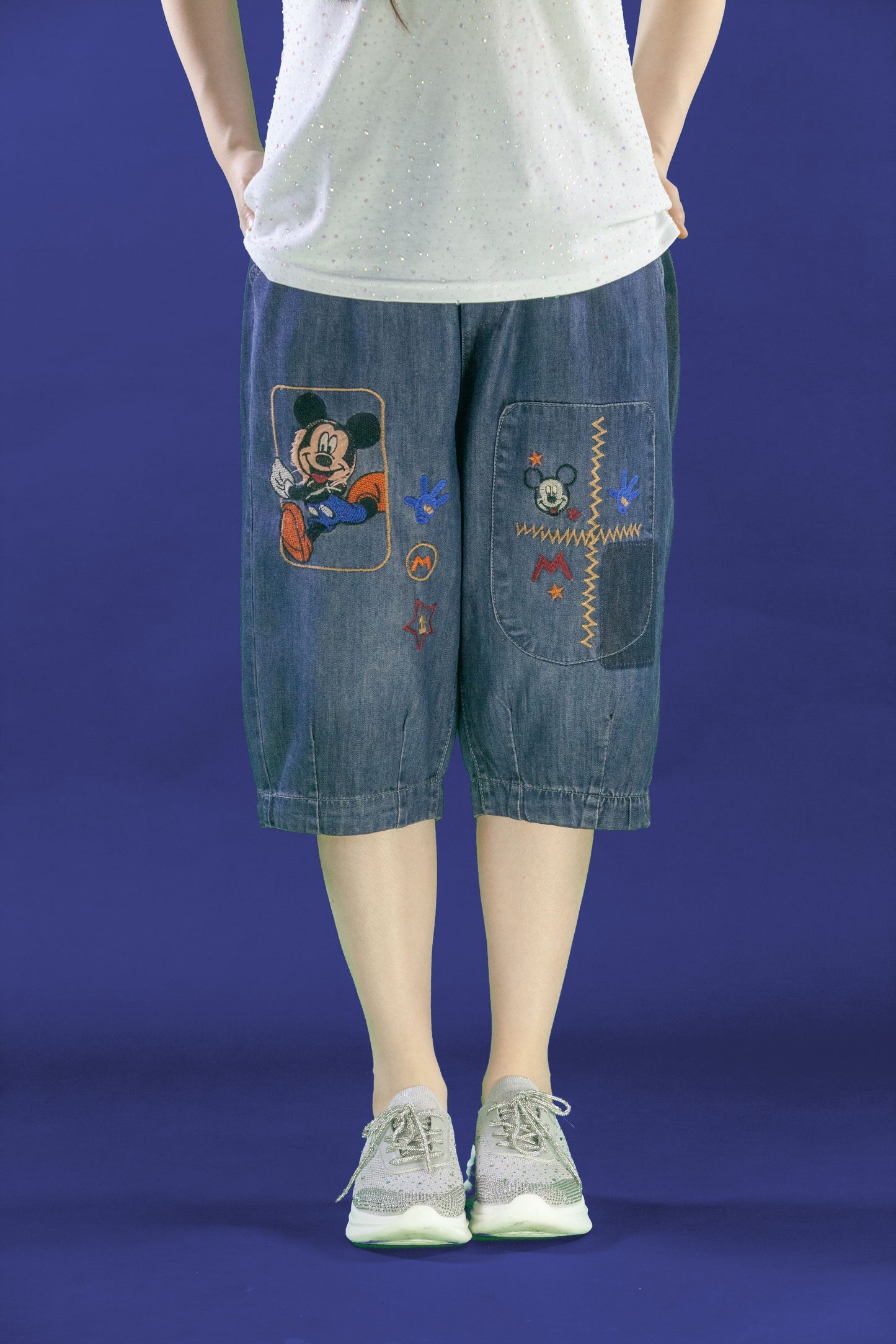 Celana Pendek Motif Baby Mickey