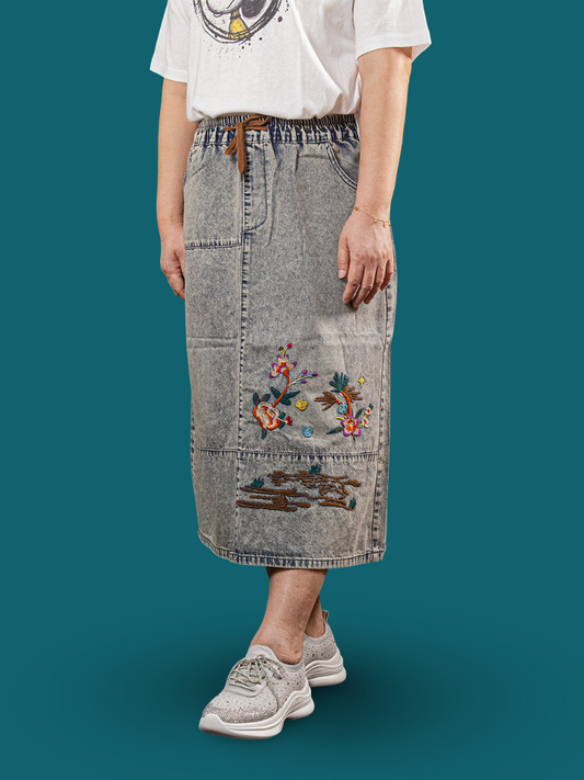 Rok Panjang Soft Jeans
