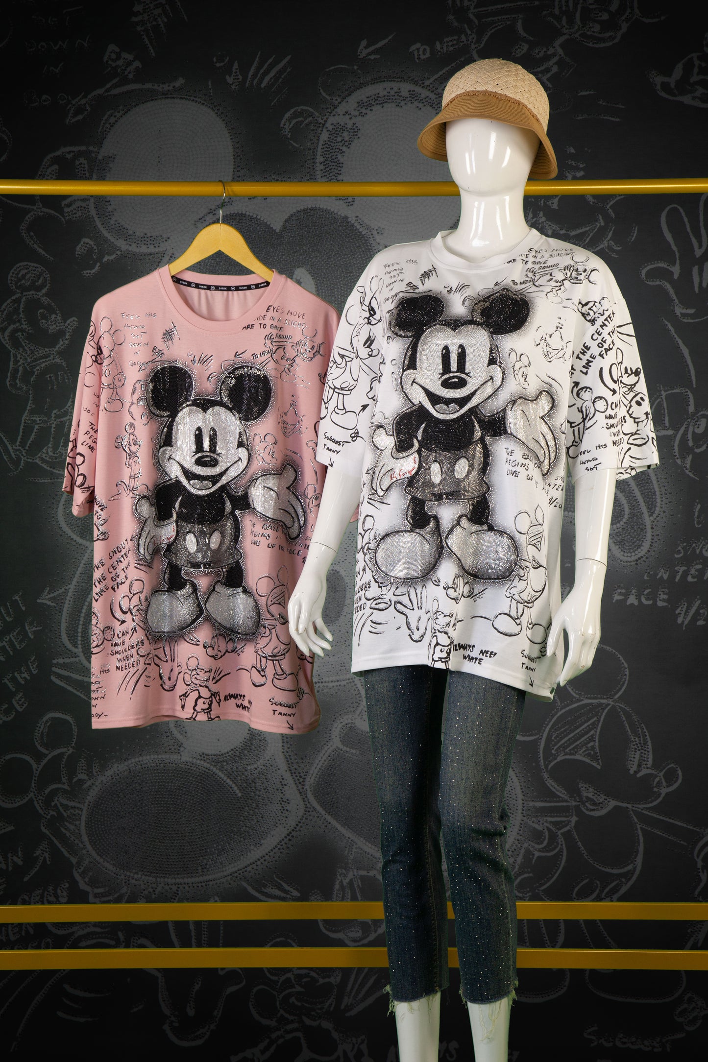 T-Shirt Premium Motif Mickey Blink