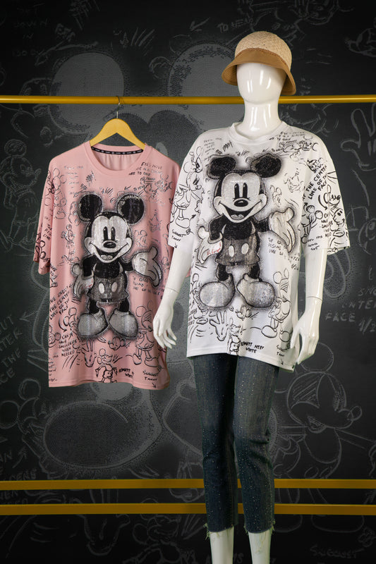 T-Shirt Premium Motif Mickey Blink