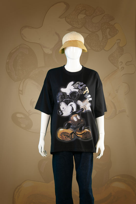 T-Shirt Motif Mickey Sketch Custom
