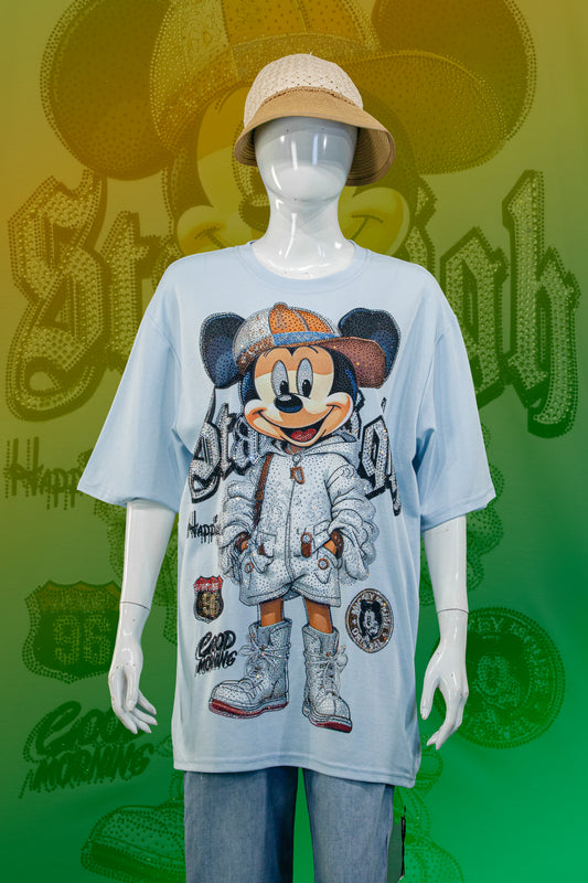 T-Shirt Premium Motif Mickey Sweatshirt With Hat