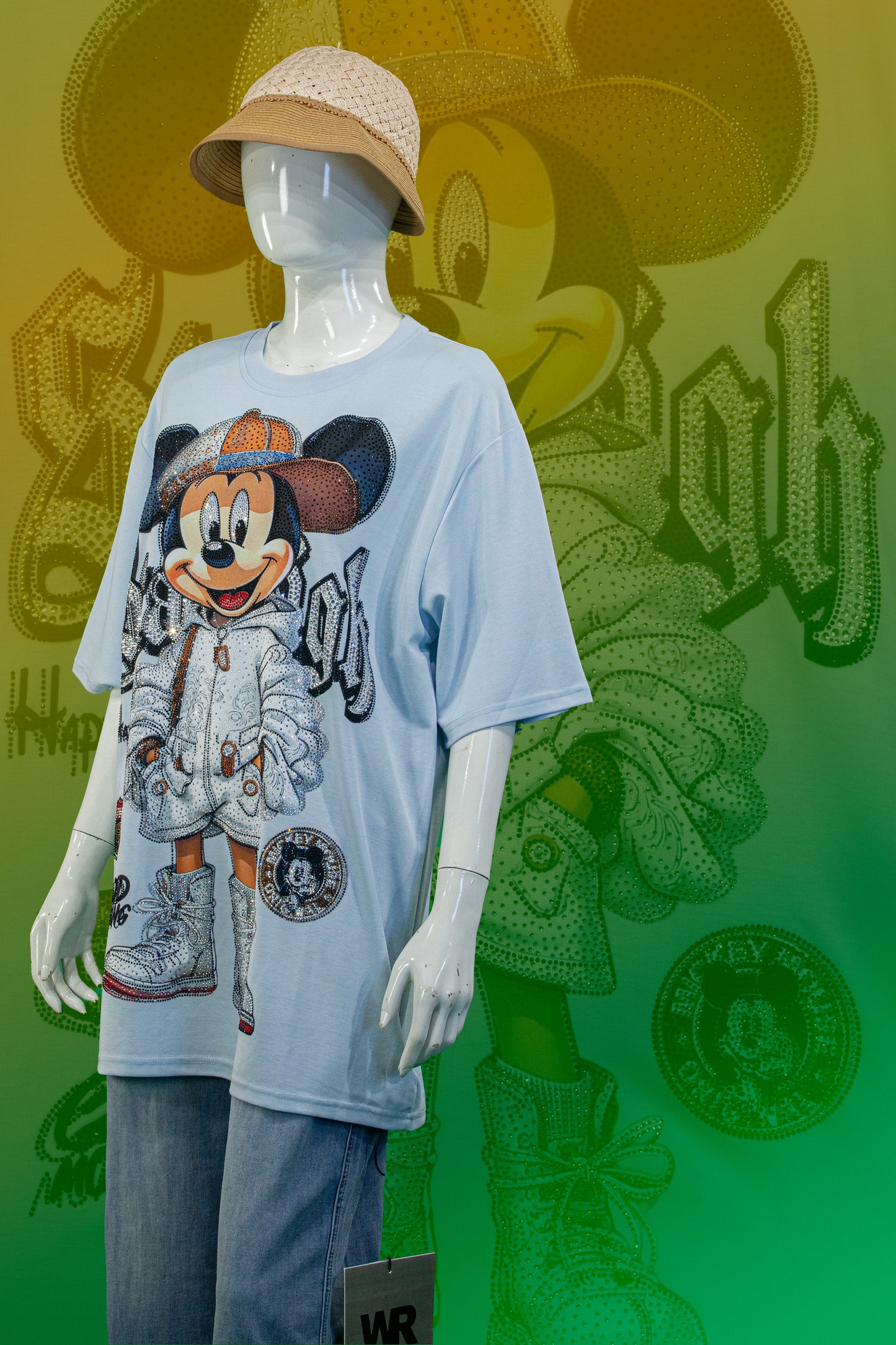 T-Shirt Premium Motif Mickey Sweatshirt With Hat