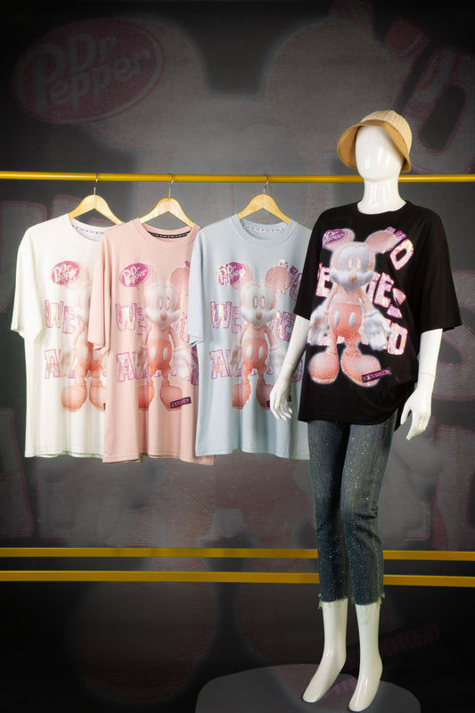 T-Shirt Premium Motif Mickey Dr. Pepper