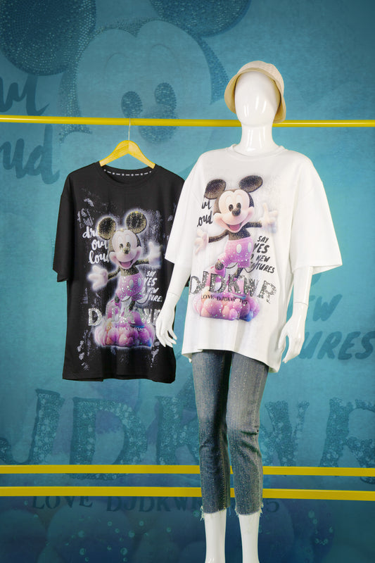 T-Shirt Premium Motif Mickey OutLoud