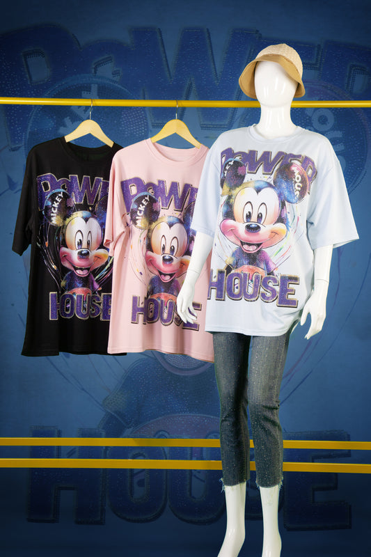 T-Shirt Premium Motif Mickey Power House