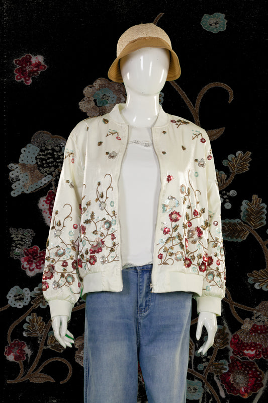Jaket Motif Blossom Flower