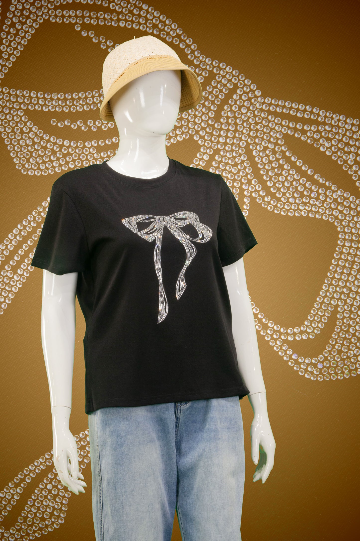 T-Shirt Motif Shining Ribbon (Mata)