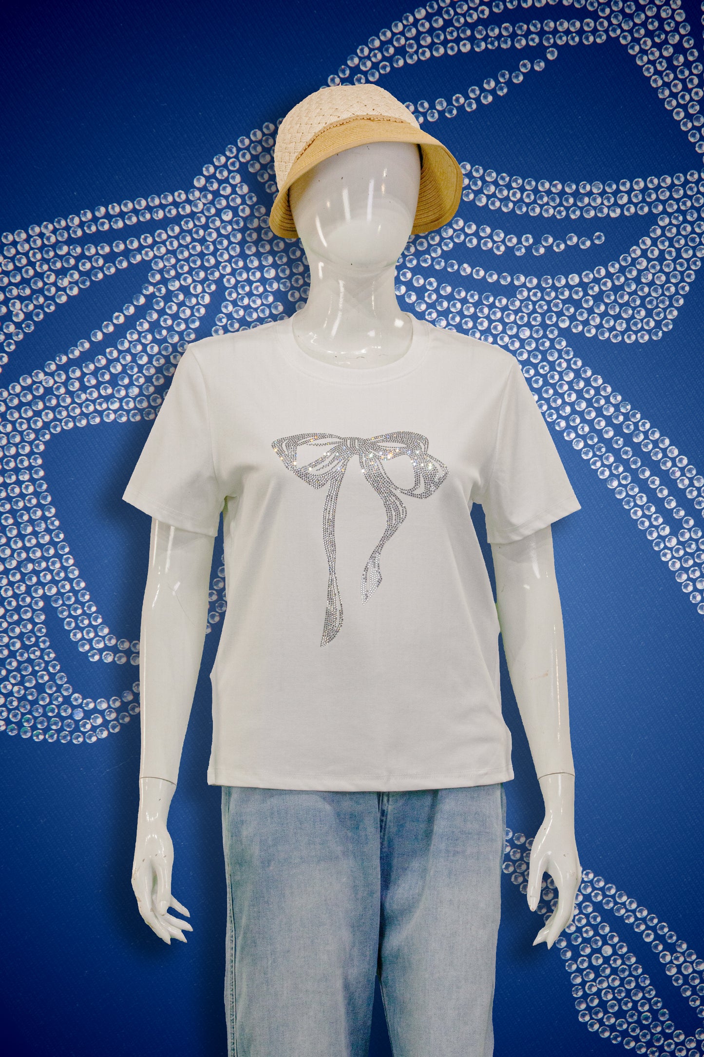 T-Shirt Motif Shining Ribbon (Mata)