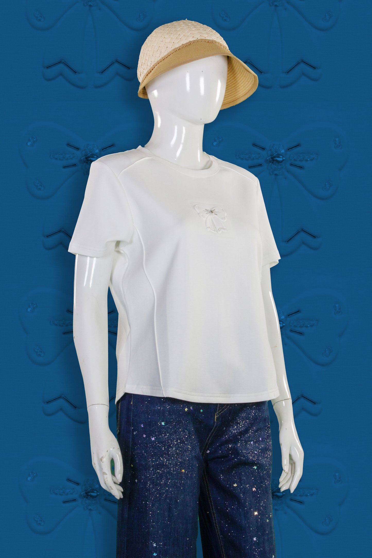 T-Shirt Serat Bambu Motif Pita