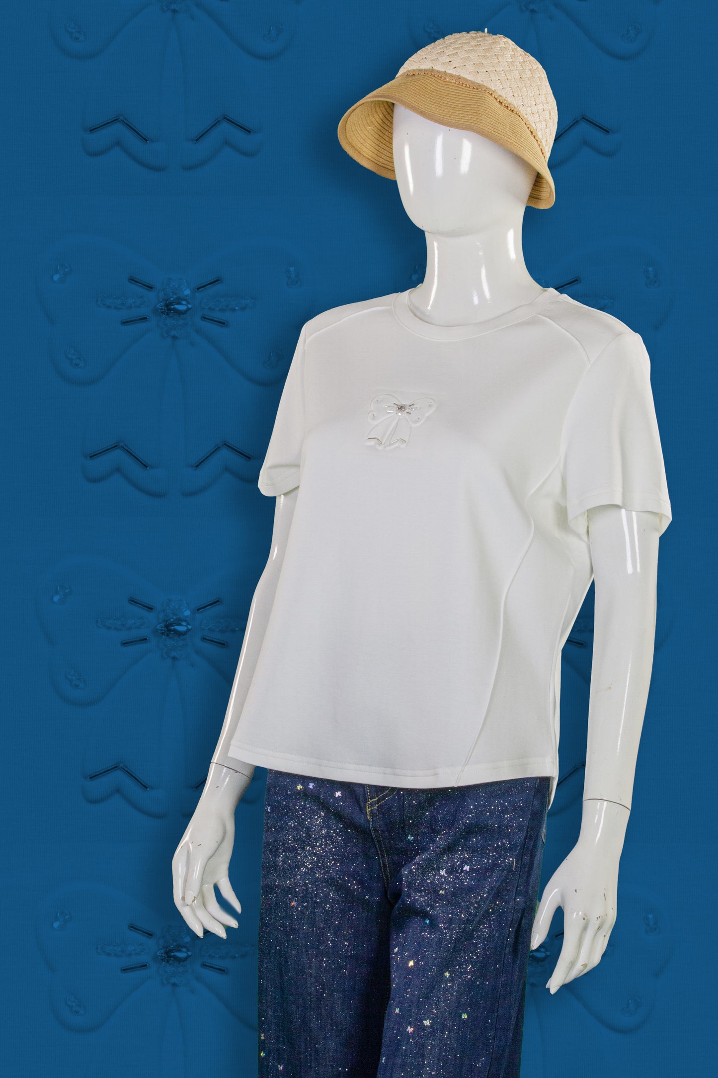 T-Shirt Serat Bambu Motif Pita
