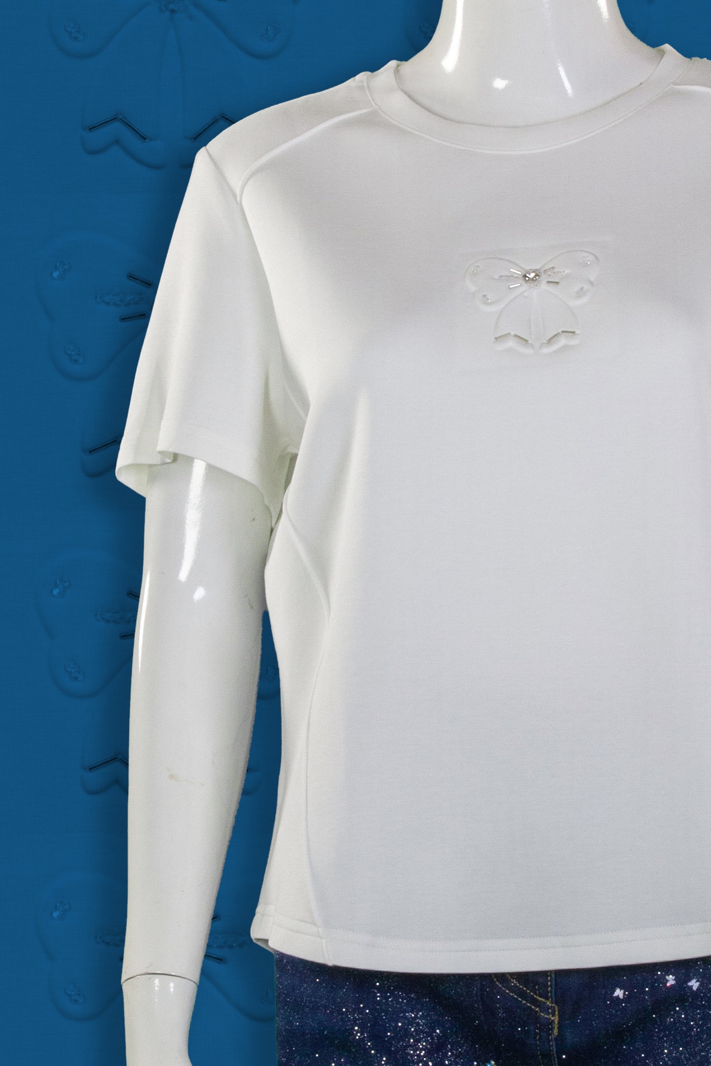 T-Shirt Serat Bambu Motif Pita