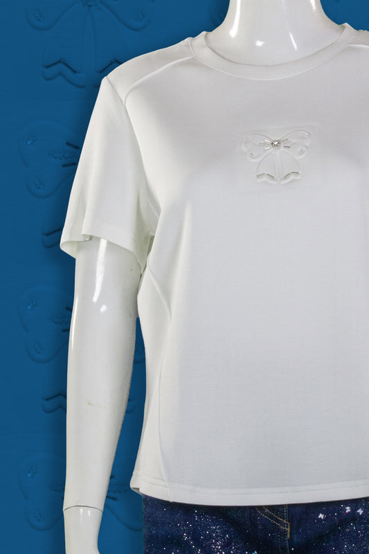T-Shirt Serat Bambu Motif Pita