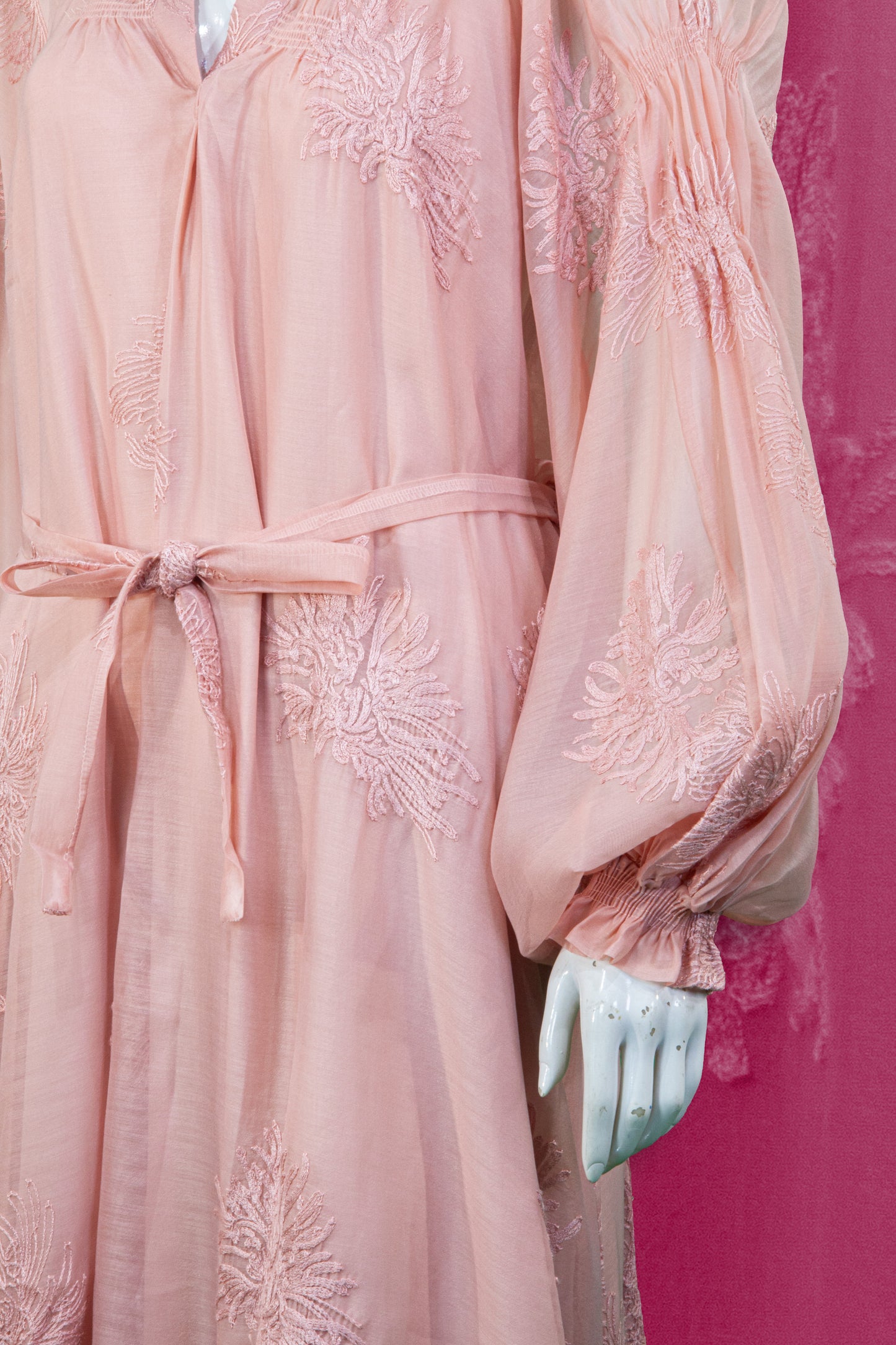 Dress Bordir Tali Pinggang