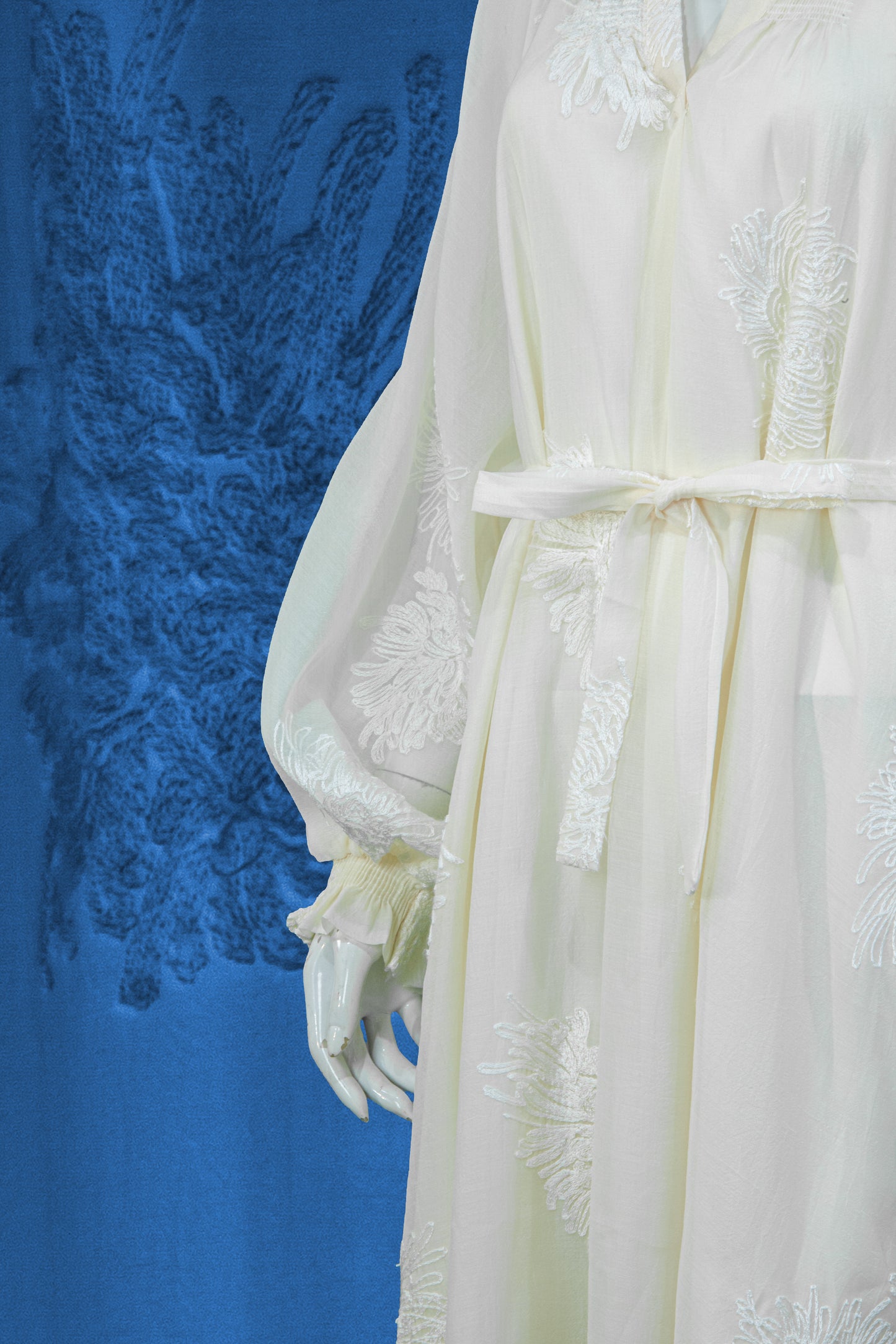 Dress Bordir Tali Pinggang