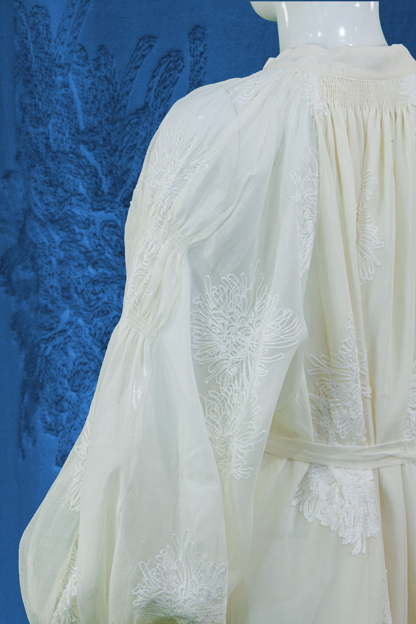 Dress Bordir Tali Pinggang