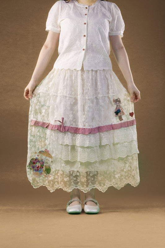 Rok Brukat Motif Bear Peddler