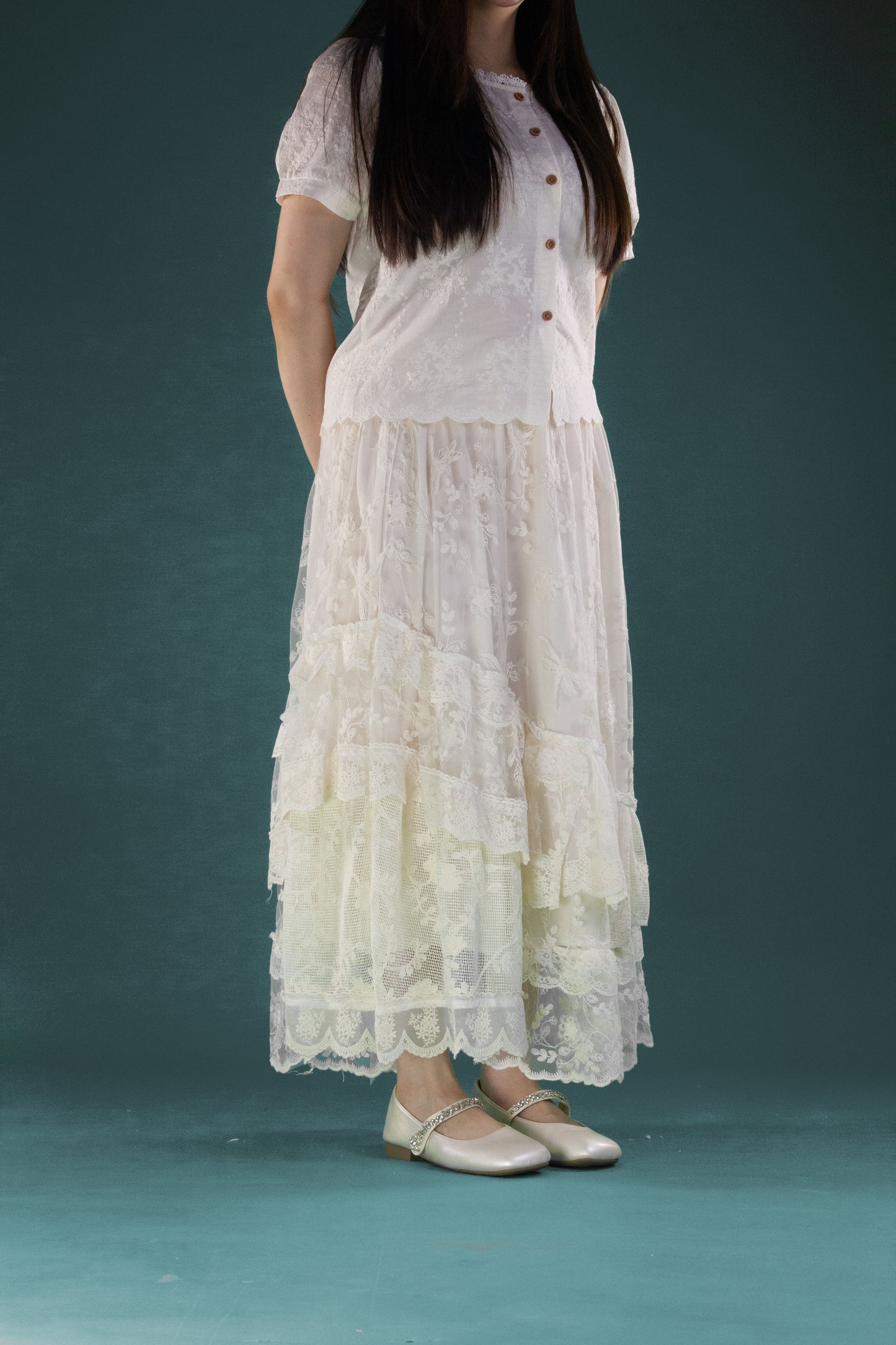 Rok Brukat Susun Miring