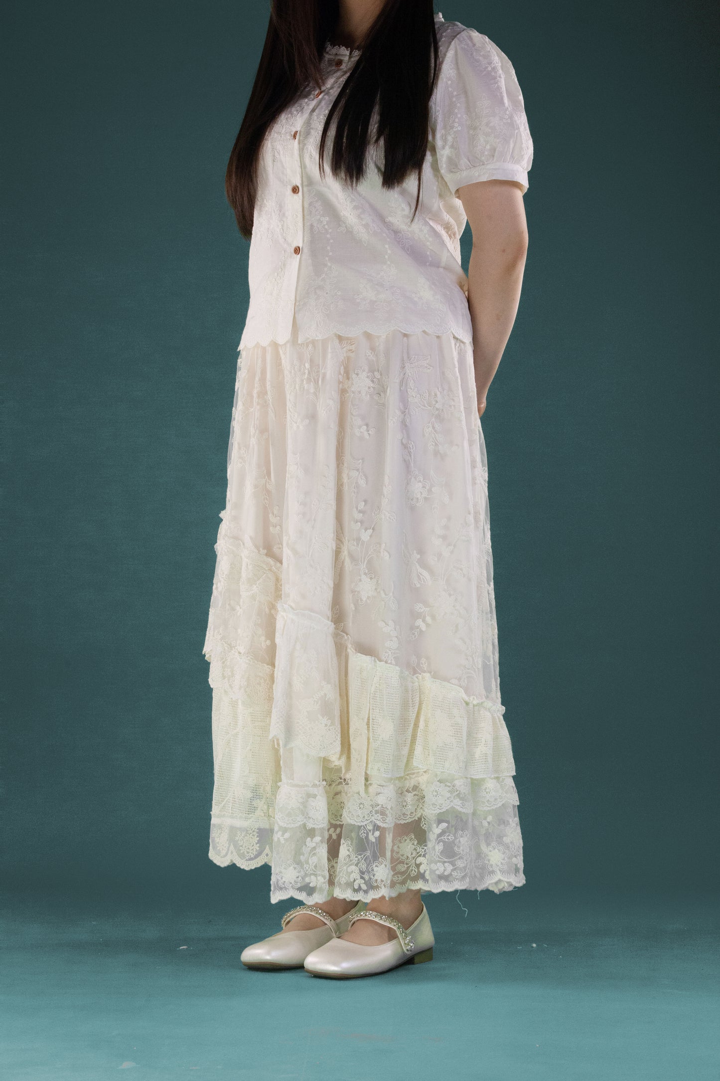 Rok Brukat Susun Miring