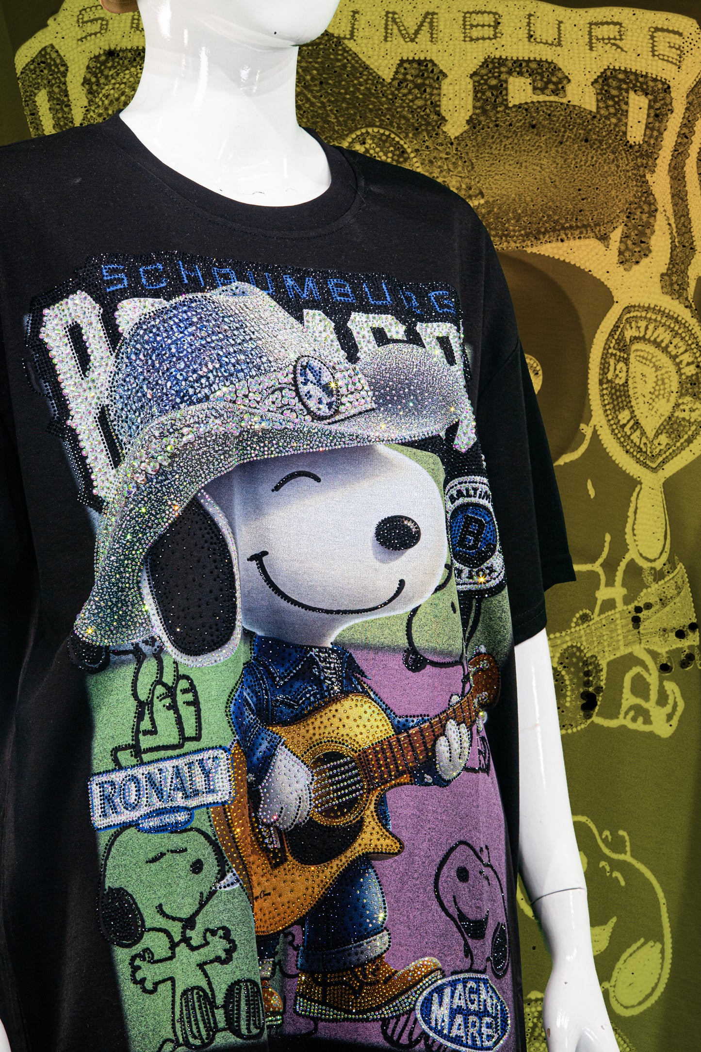 T-Shirt Premium Motif Snoopy Western