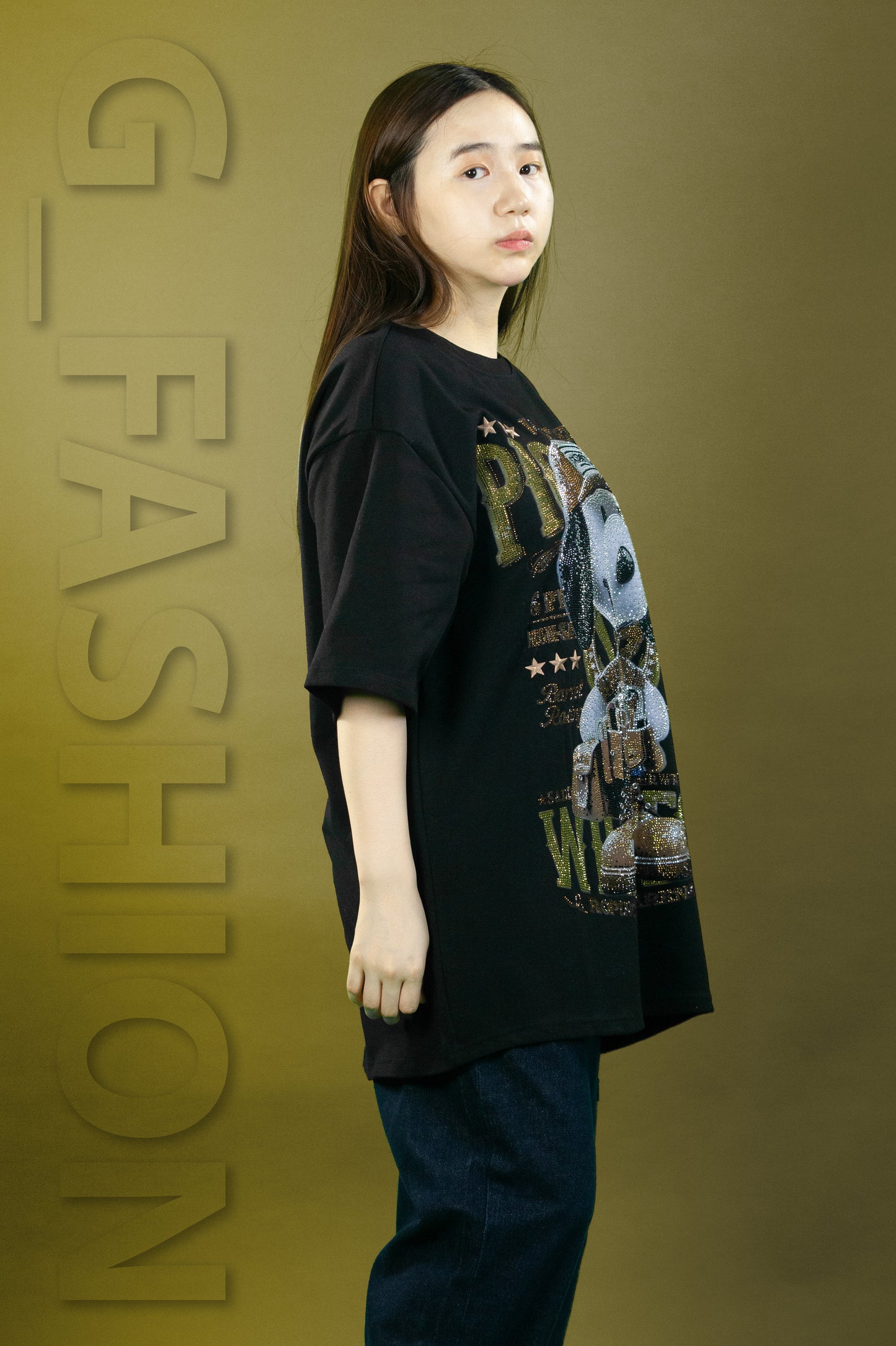 T-Shirt Premium Motif Snoopy Locksmith