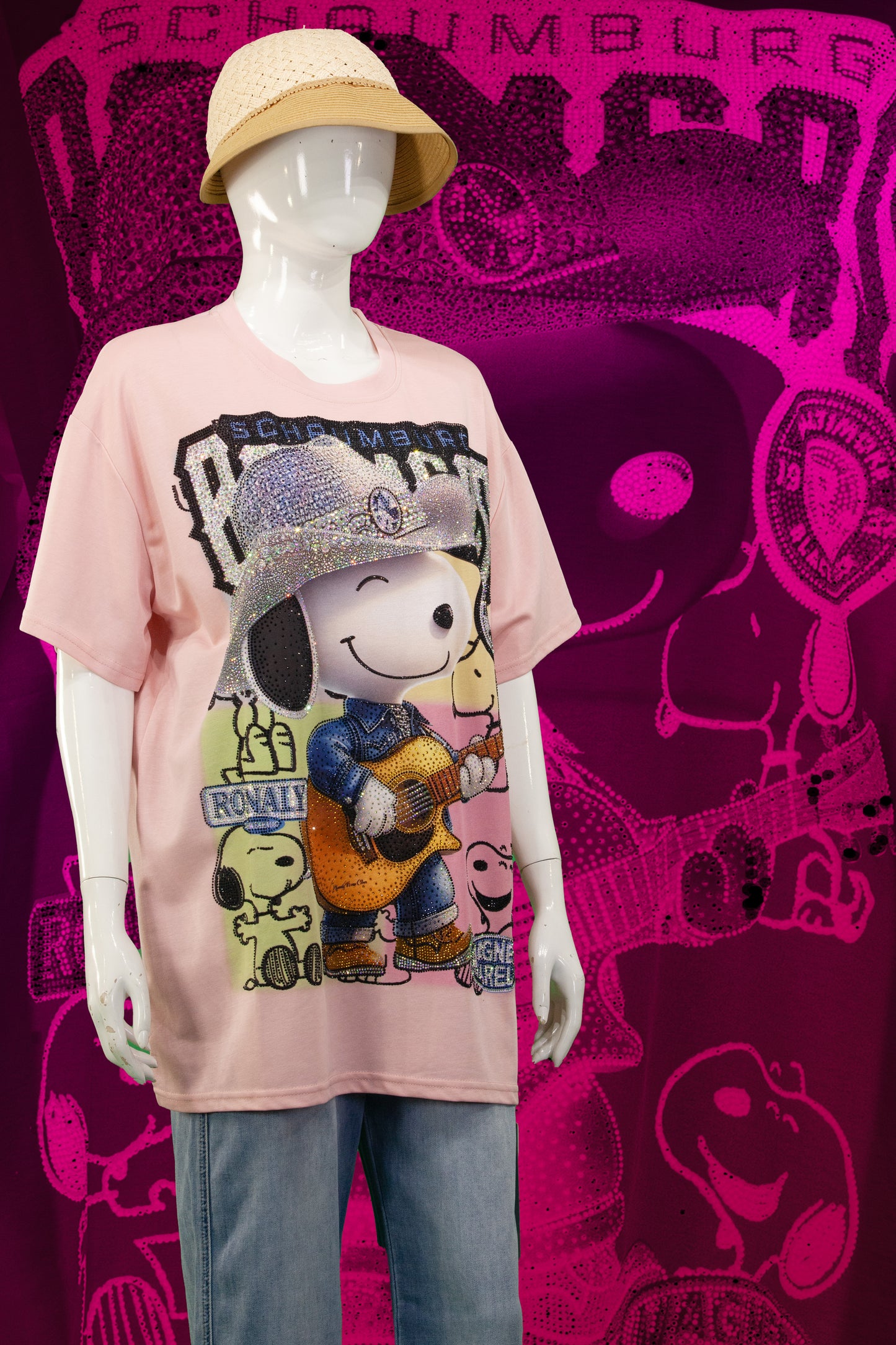 T-Shirt Premium Motif Snoopy Western
