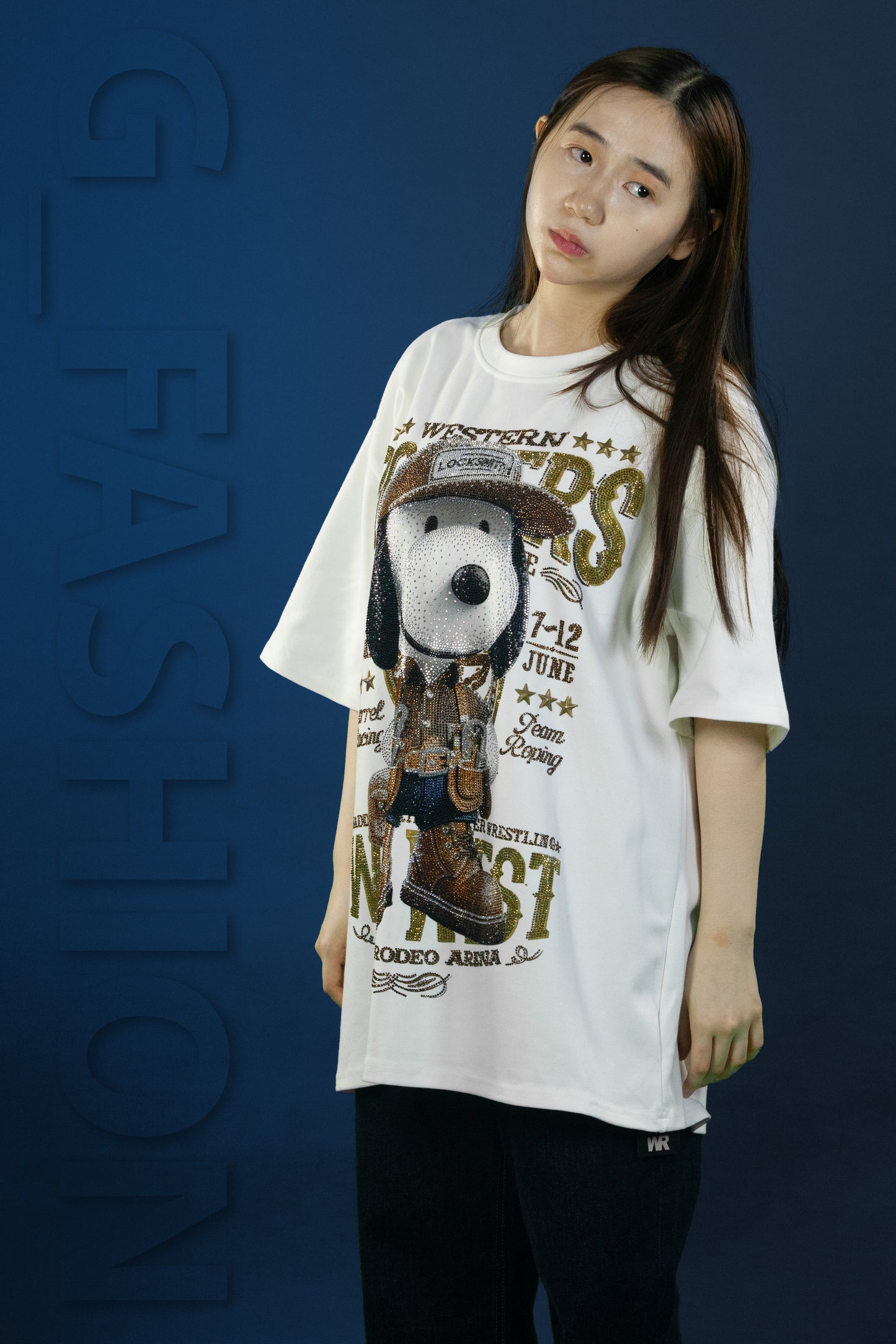 T-Shirt Premium Motif Snoopy Locksmith