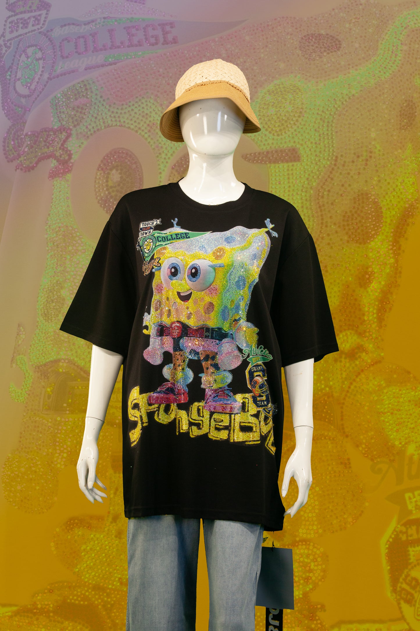 T-Shirt Premium Motif SpongeBob