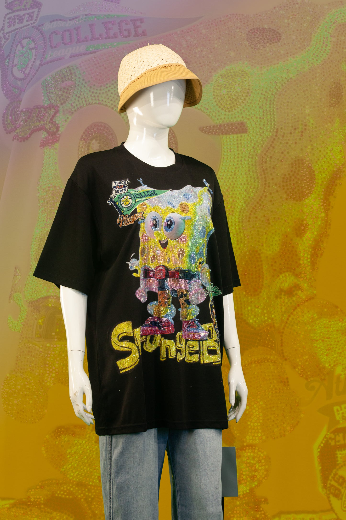 T-Shirt Premium Motif SpongeBob