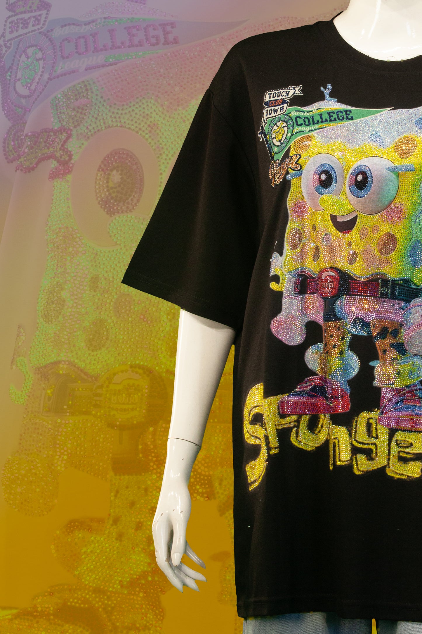 T-Shirt Premium Motif SpongeBob
