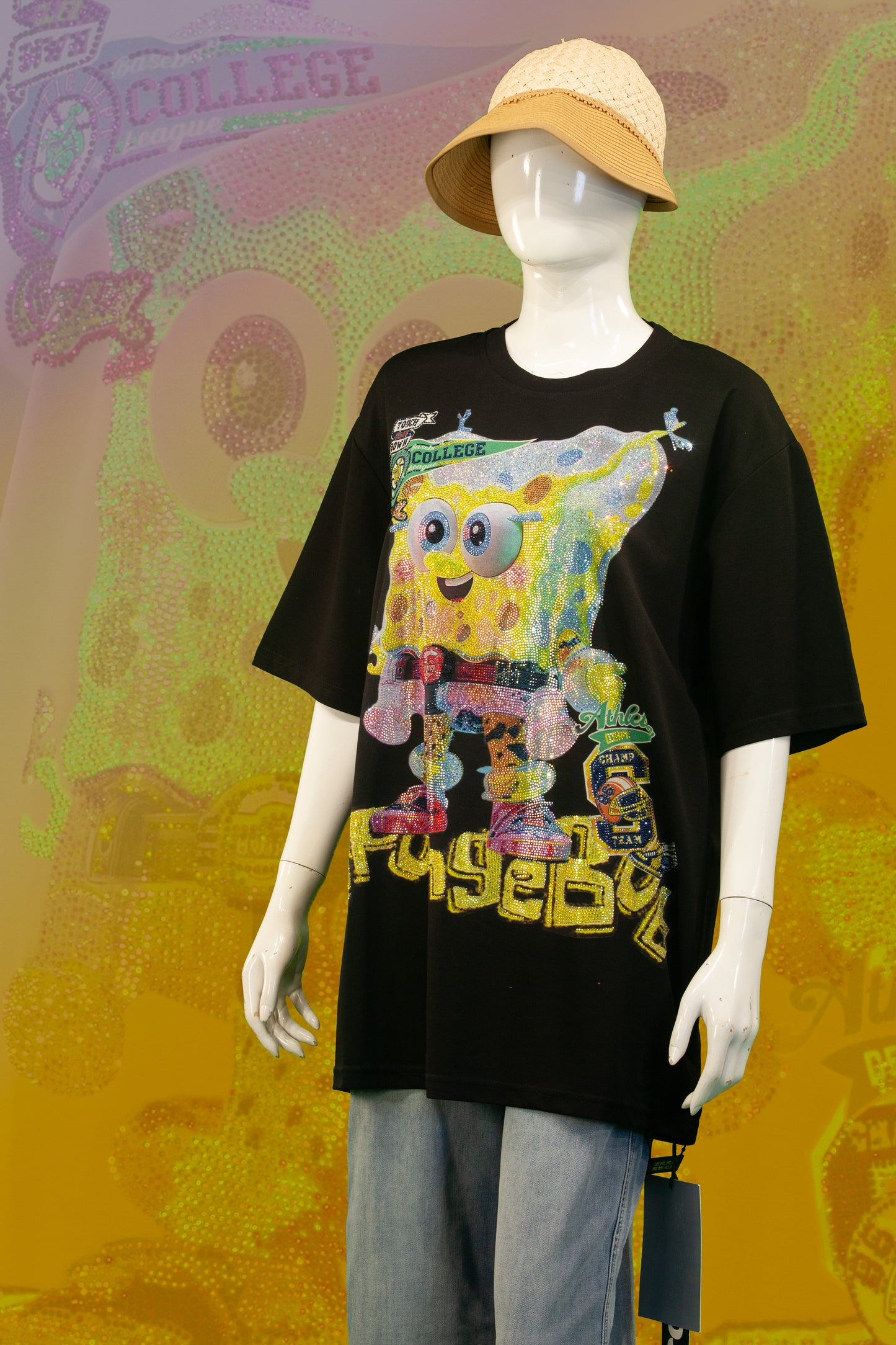 T-Shirt Premium Motif SpongeBob