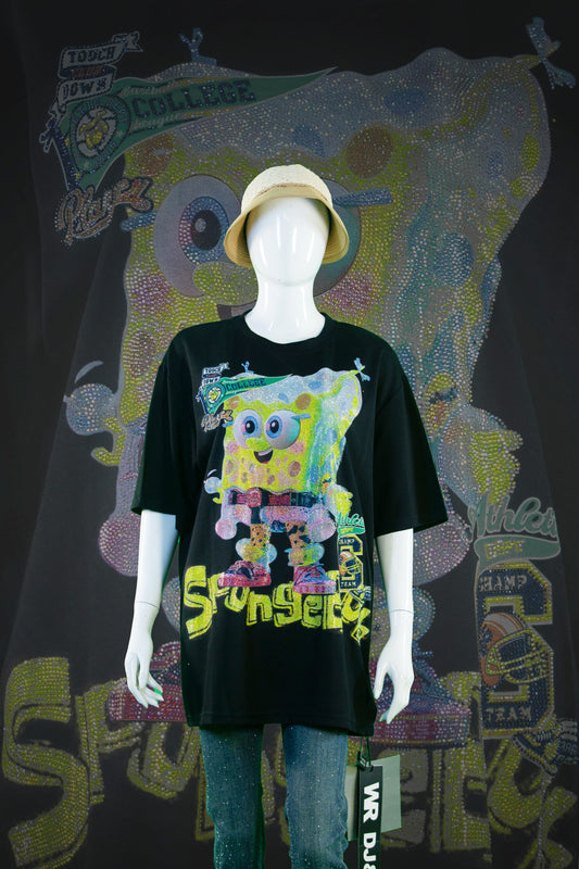 T-Shirt Premium Motif Sponge Bob