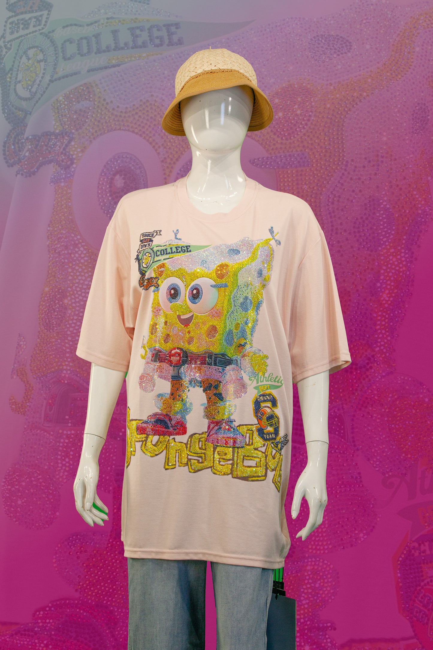 T-Shirt Premium Motif SpongeBob