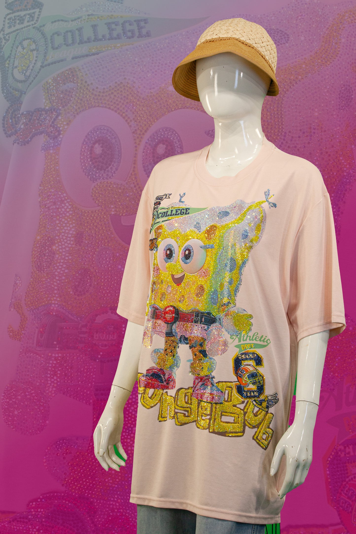 T-Shirt Premium Motif SpongeBob
