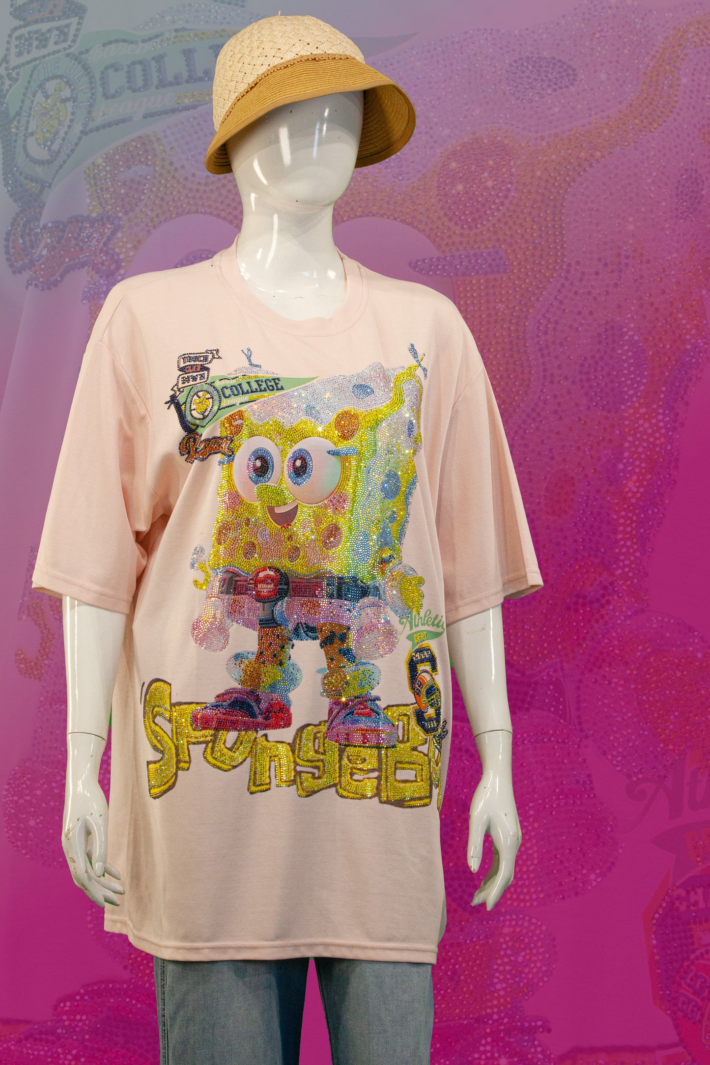 T-Shirt Premium Motif SpongeBob