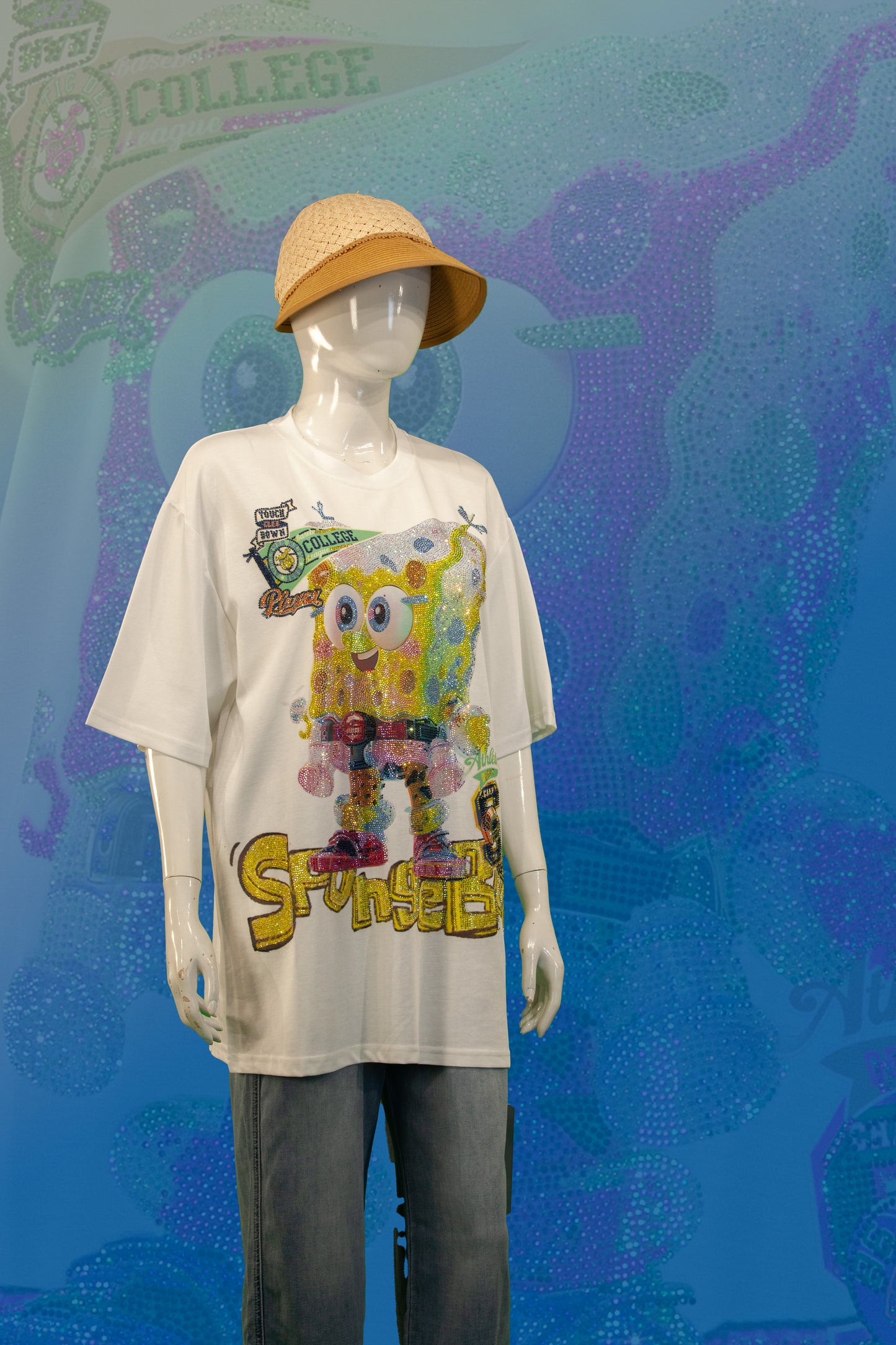 T-Shirt Premium Motif SpongeBob