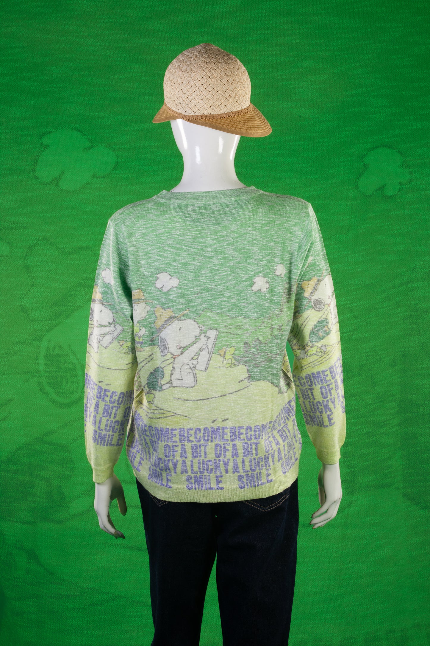 Blouse Rajut Tangan Panjang Matte Motif Snoopy Grand Canyon