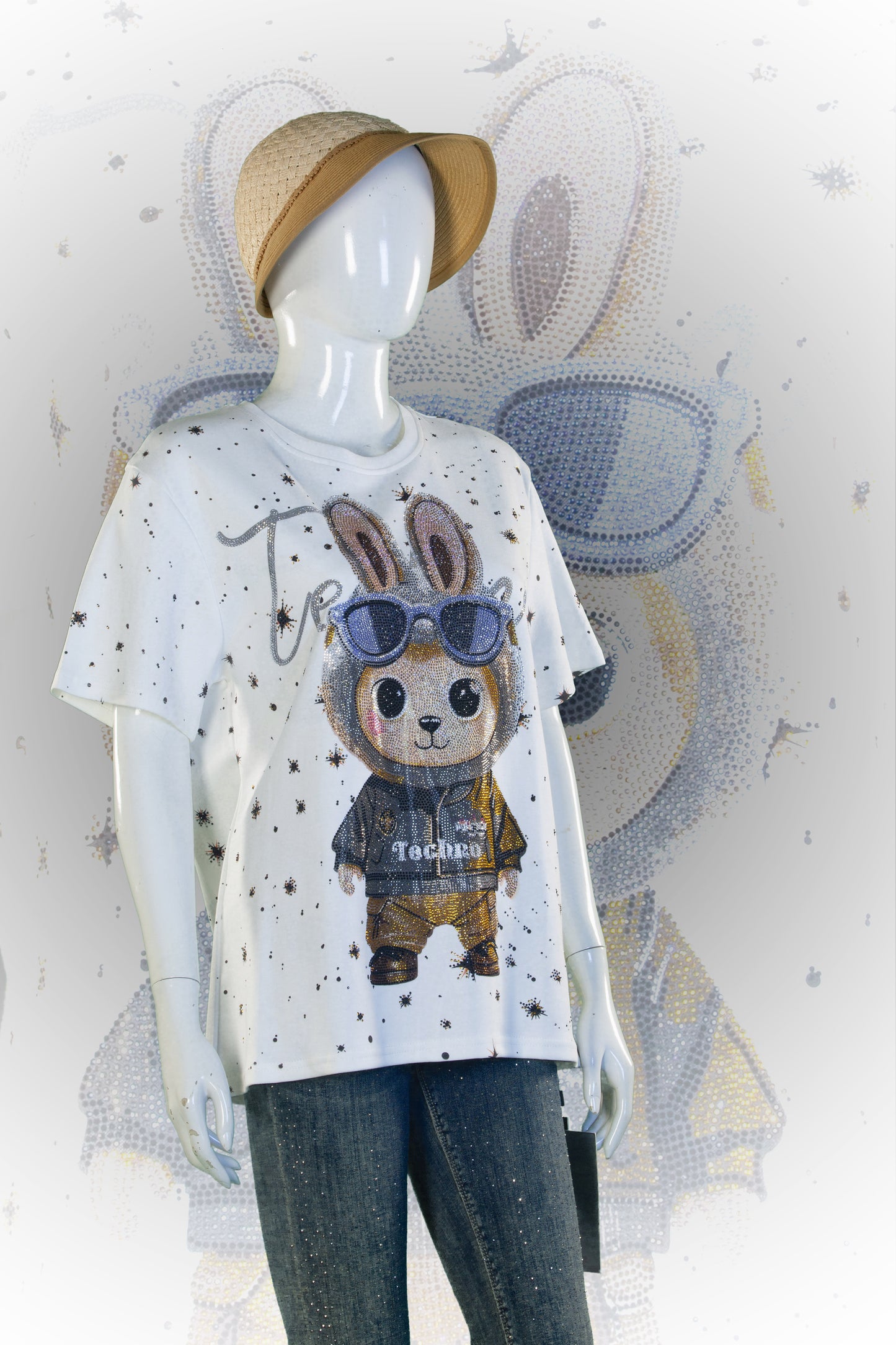 T-Shirt Premium Motif Labbu Tecno Wings