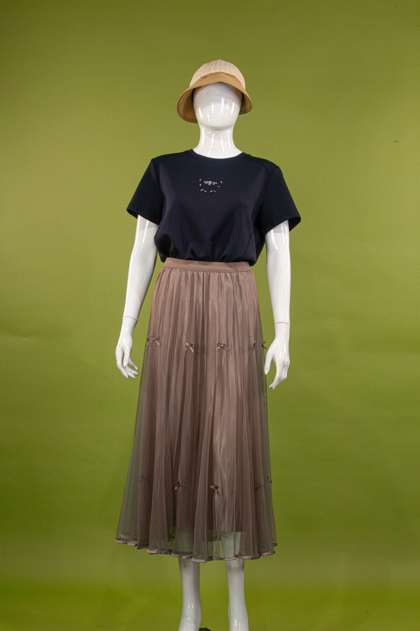 Rok Motif Pita Horizontal