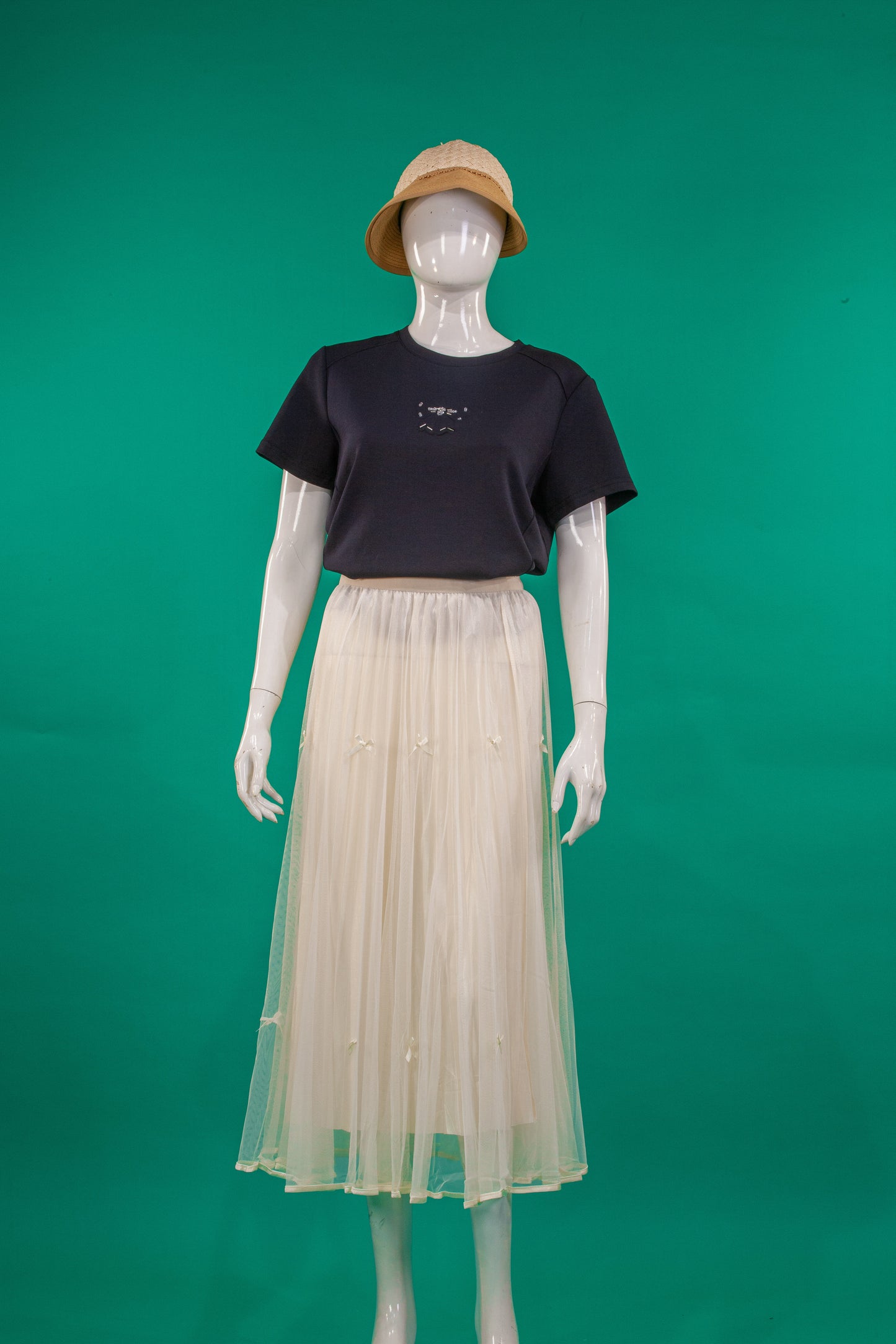 Rok Motif Pita Horizontal