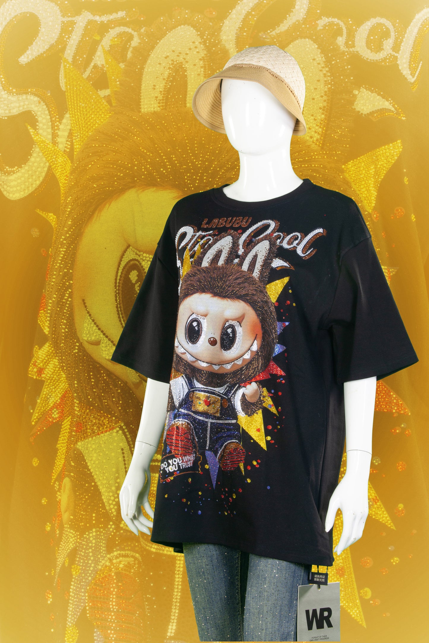 T-Shirt Premium Motif Labubu Cool