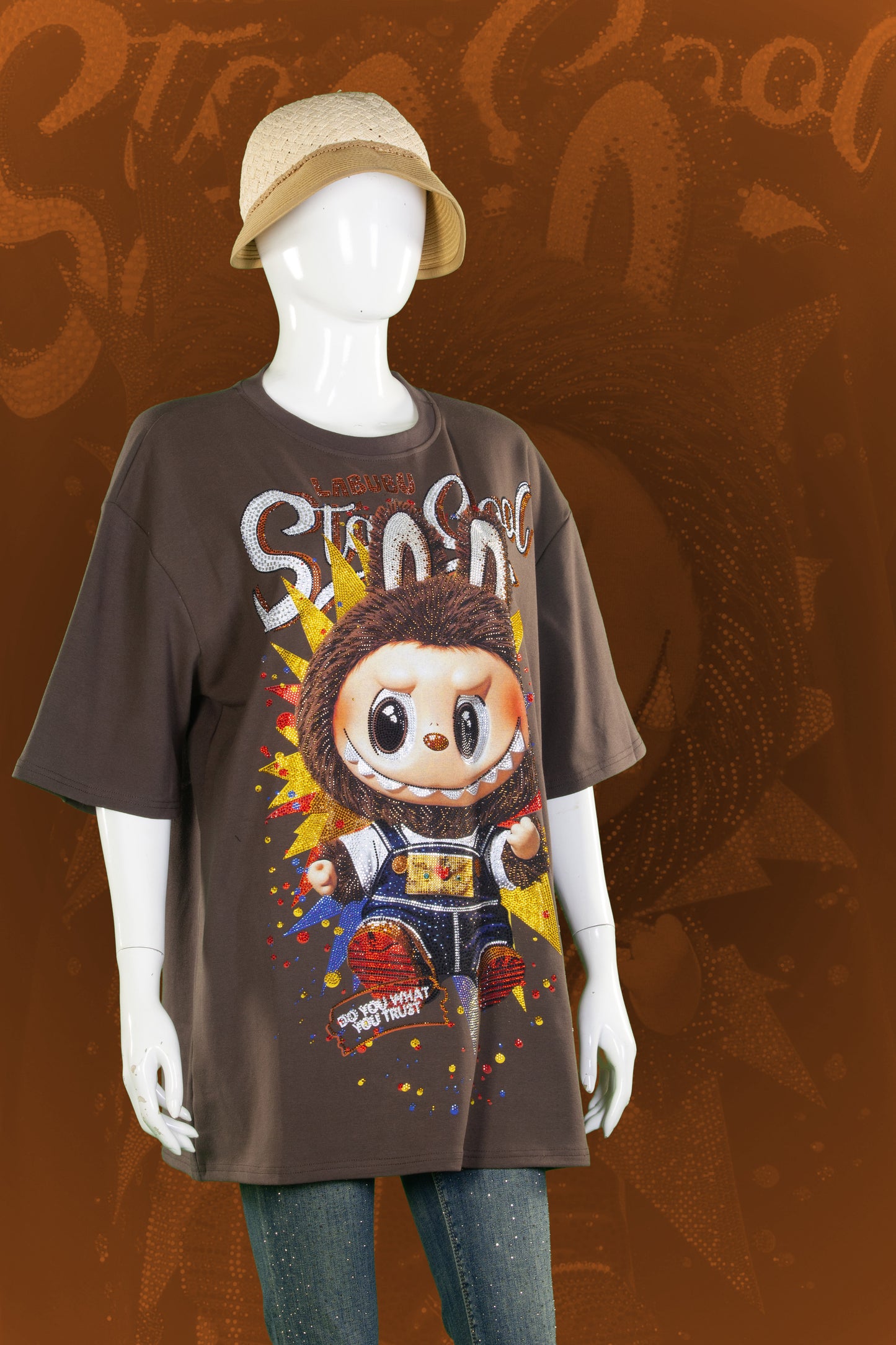 T-Shirt Premium Motif Labubu Cool