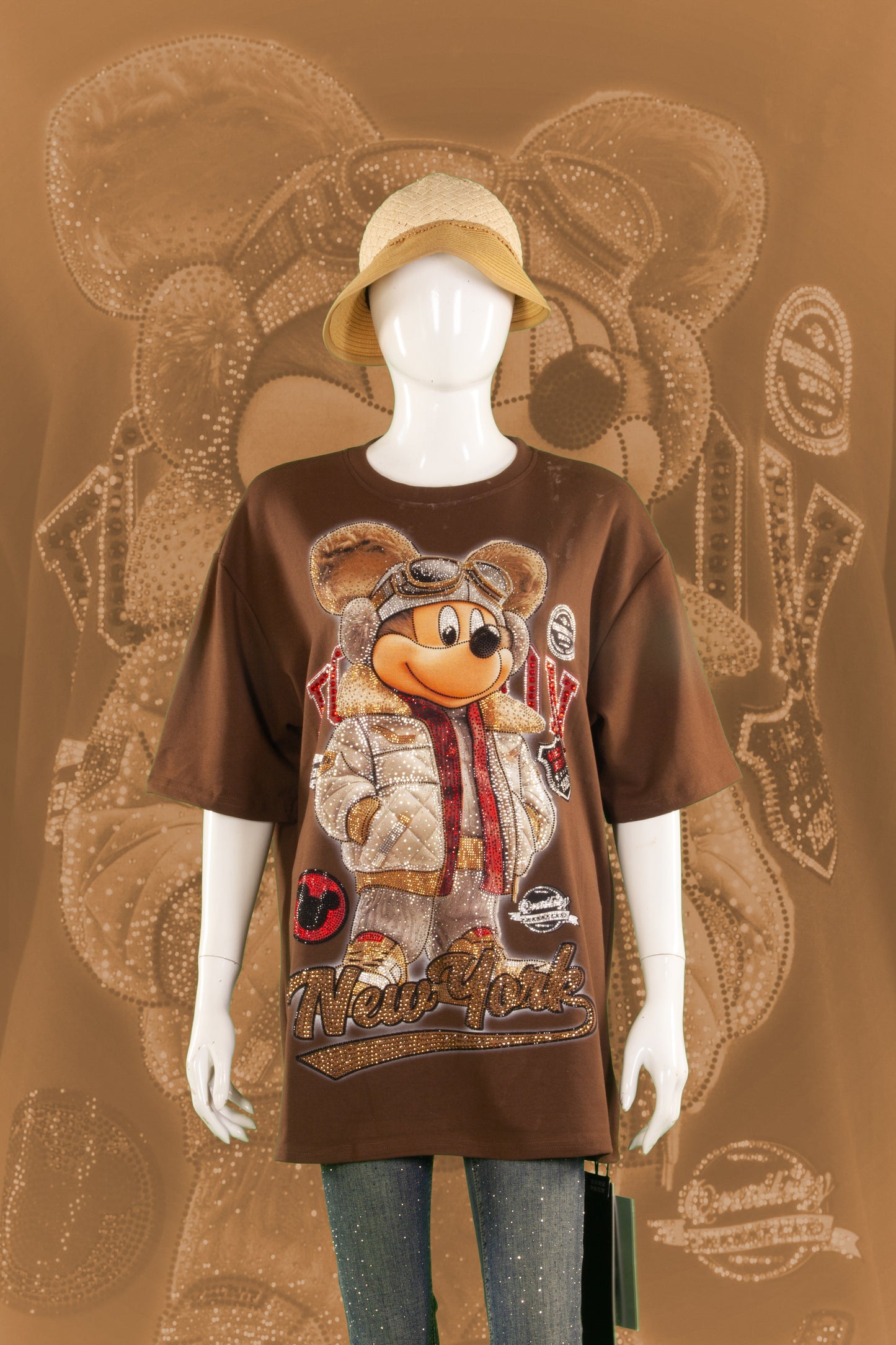 T-Shirt Premium Motif Mickey NewYork
