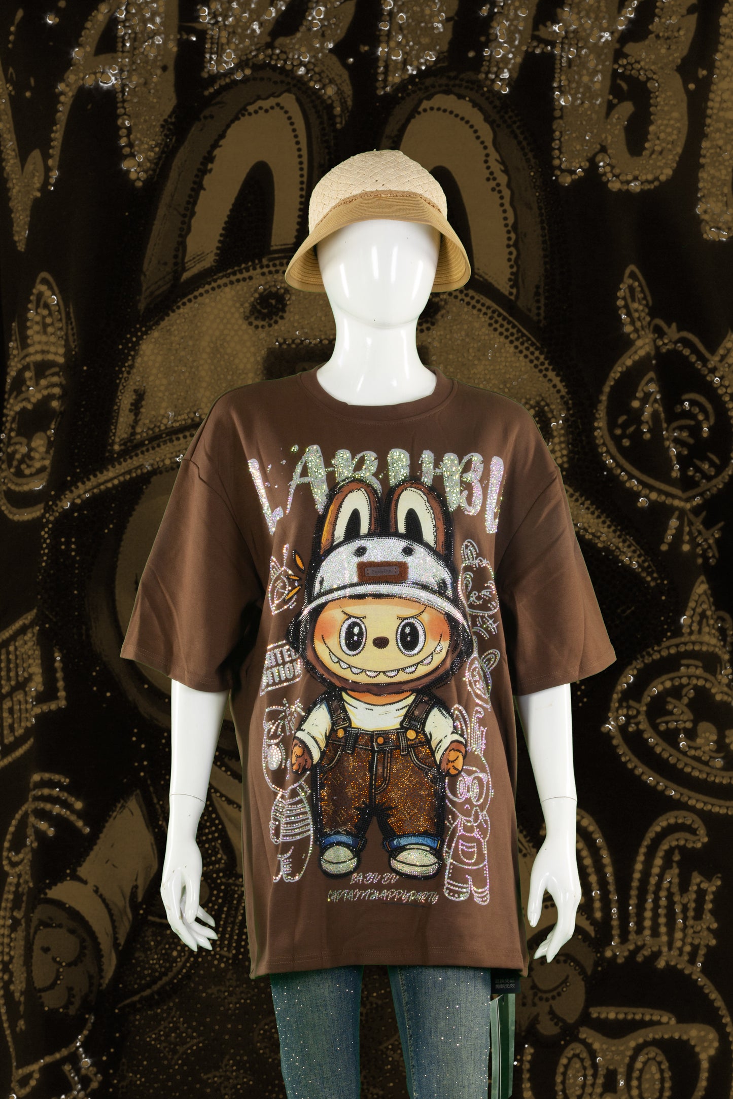 T-Shirt Premium Motif Labubu JumpSuit