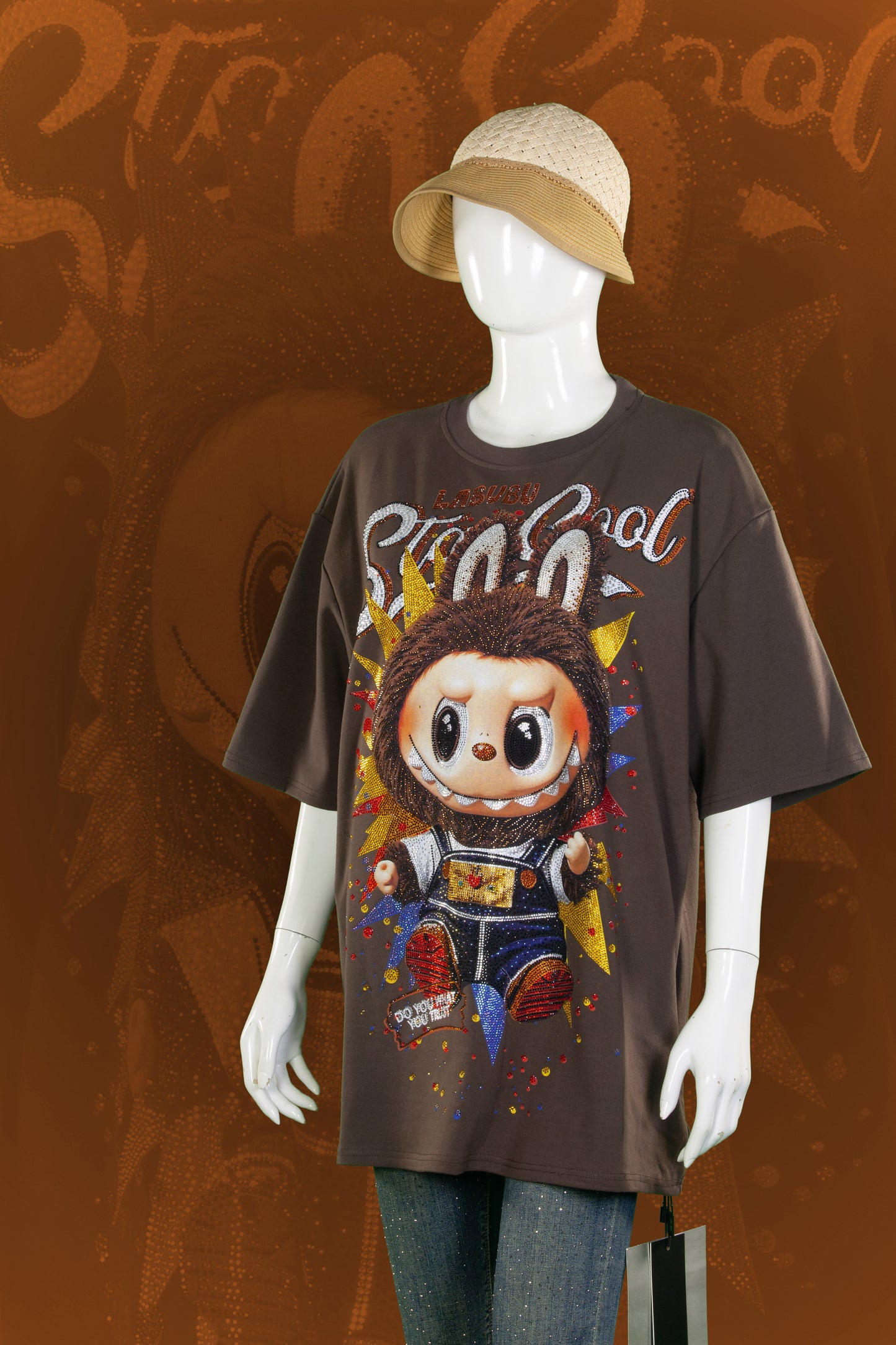 T-Shirt Premium Motif Labubu Cool