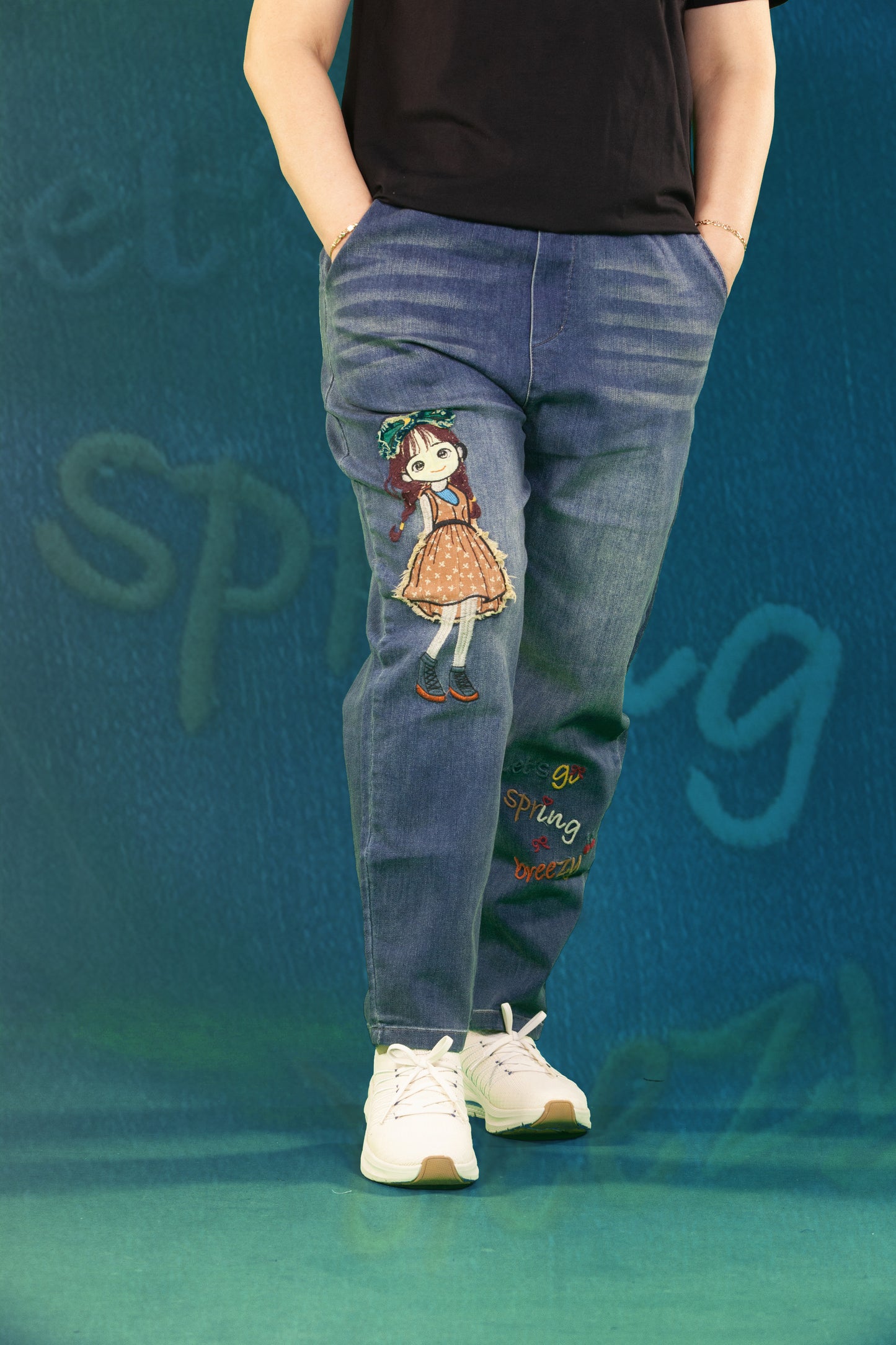 Celana Soft Jeans Model Orange Dress Girl
