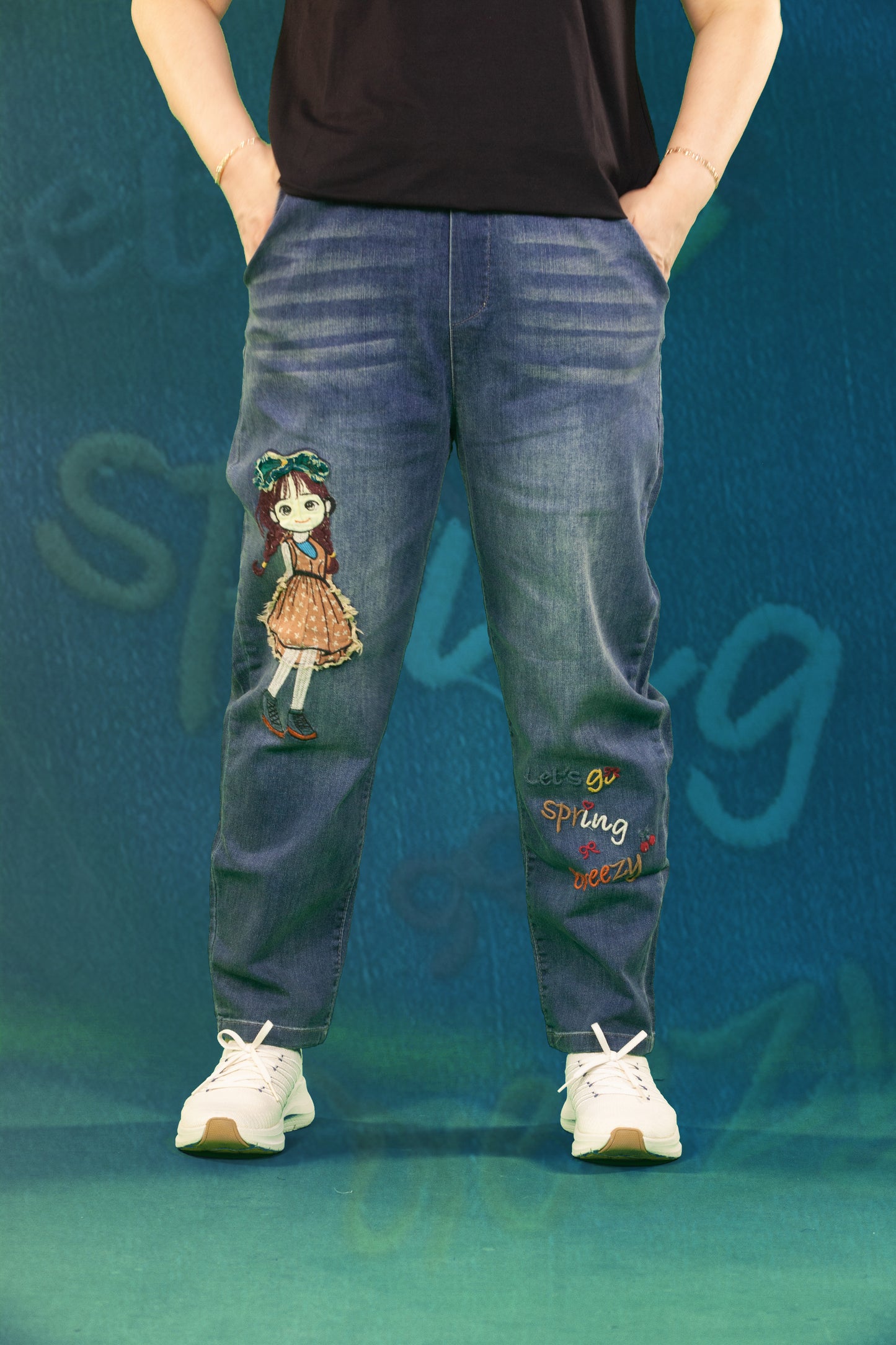 Celana Soft Jeans Model Orange Dress Girl